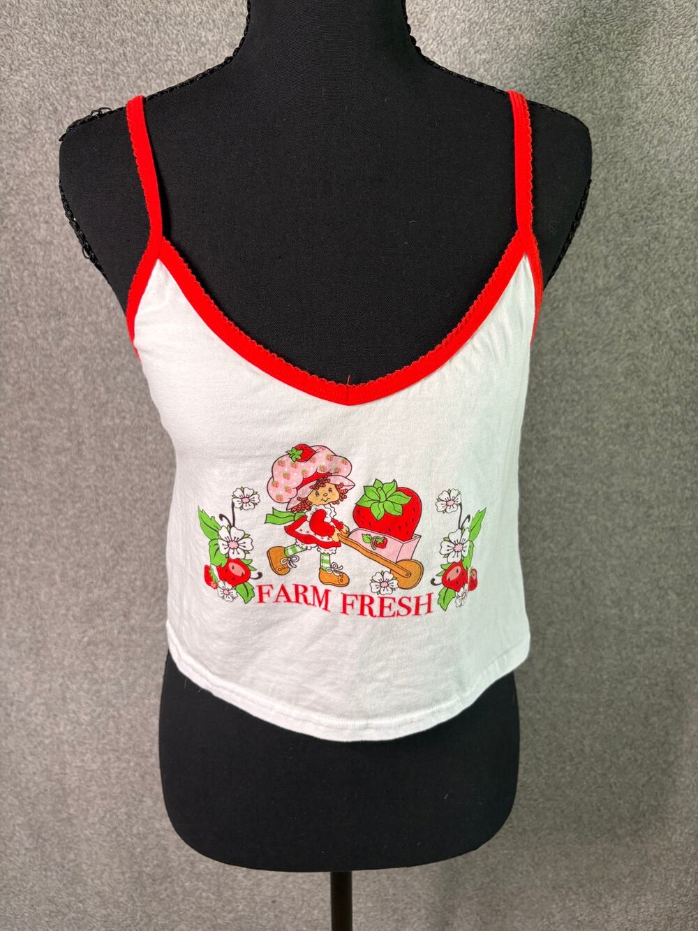 Strawberry Shortcake Farm Fresh Cami M Coquette Y2K Tank